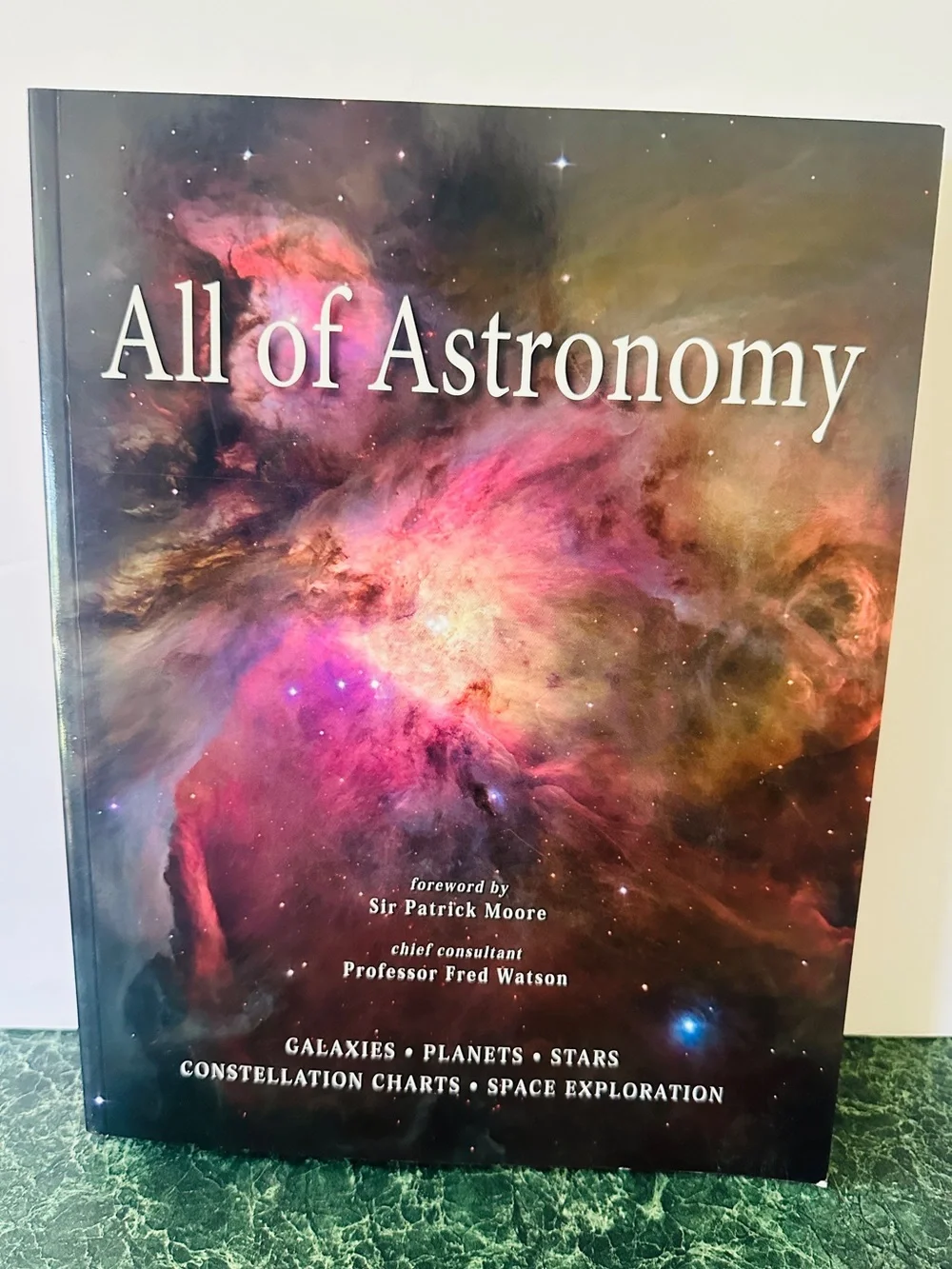 All of Astronomy Hardcover Book Galaxies Planets Stars. Constellation Charts